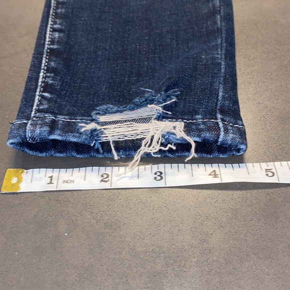 NWT Blanknyc Crop Skinny Jeans in Dark Blue Denim - Picture 11 of 11